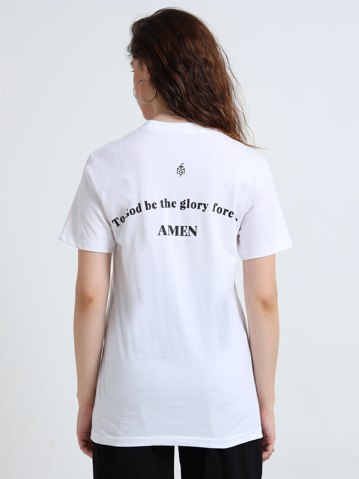 Glory of God - White T-Shirt — alternate view