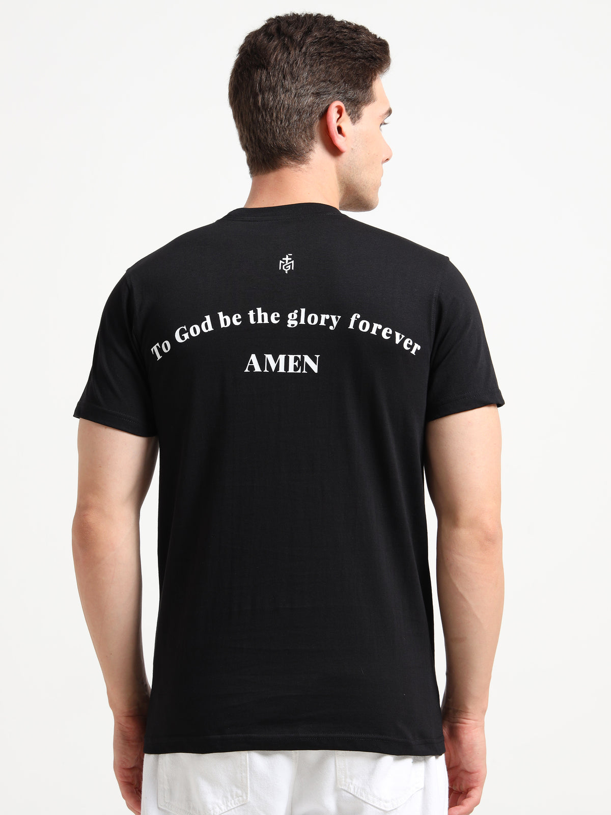 Glory of God - Black T-Shirt — alternate view