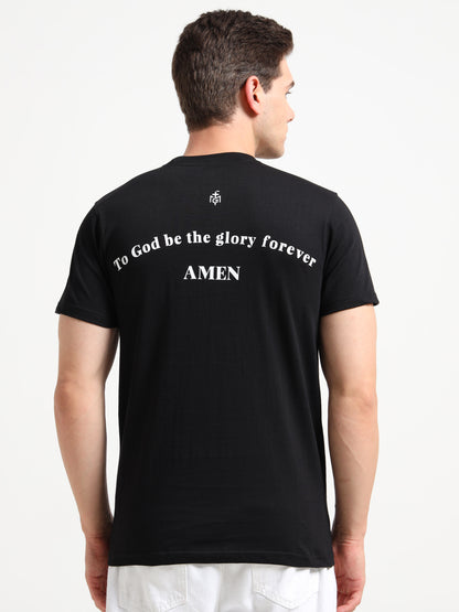Glory of God - Men's short sleeve Black T-Shirt