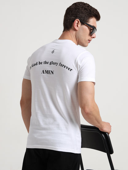 Glory of God - Men's short sleeve White T Shirt