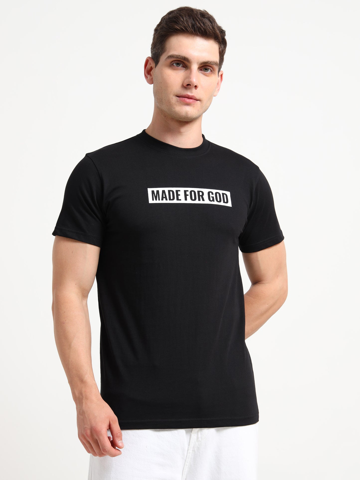 Glory of God - Men's short sleeve Black T-Shirt